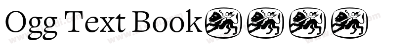 Ogg Text Book字体转换